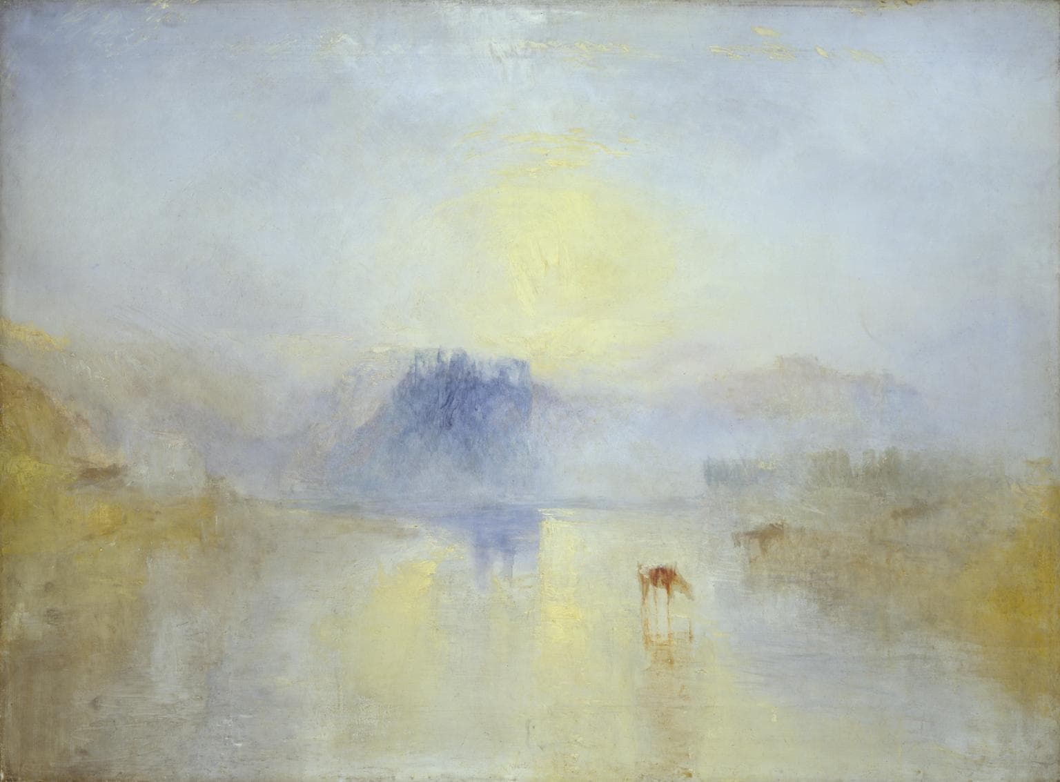 J. M. W. Turner, Norham Castle, Sunrise, c. 1845